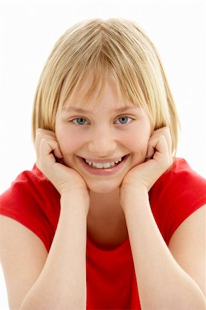 simsearch:400-05697219,k - Portrait Of Smiling Young Girl Stock Photo - Budget Royalty-Free & Subscription, Code: 400-05697082