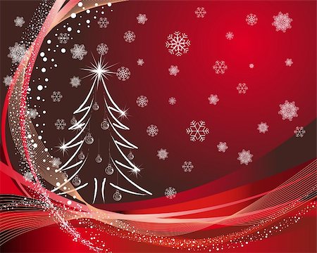 simsearch:400-05701670,k - Beautiful vector Christmas (New Year) card for design use Stock Photo - Budget Royalty-Free & Subscription, Code: 400-05698041