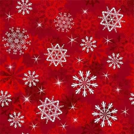 simsearch:400-04635890,k - Seamless snowflakes background for winter and christmas theme.  For easy making seamless pattern just drag all group into swatches bar, and use it for filling any contours. Stock Photo - Budget Royalty-Free & Subscription, Code: 400-05698056