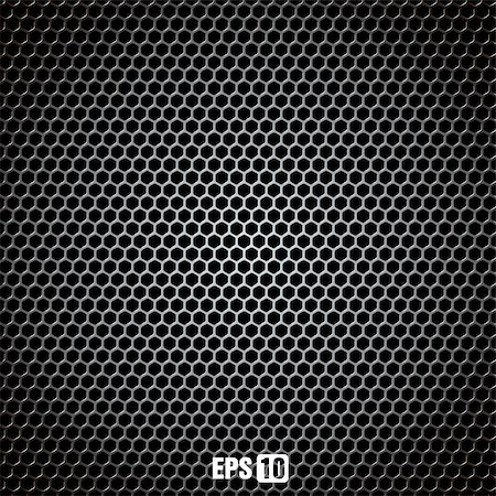 metal grid - vector illustration Stock Photo - Budget Royalty-Free & Subscription, Code: 400-05699577