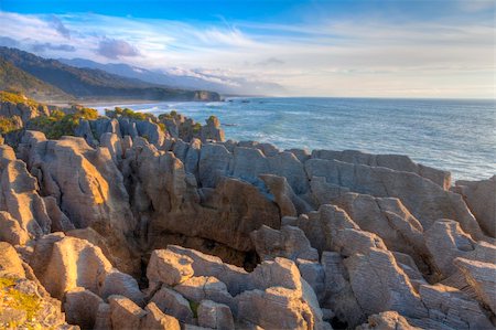 formation texture - Image of the pancake rock formations in Punakaiki, New Zealand Stock Photo - Budget Royalty-Free & Subscription, Code: 400-05690051