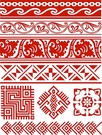 stenciling - oriental pattern Stock Photo - Budget Royalty-Free & Subscription, Code: 400-05690442