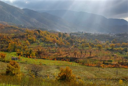 Panorama Autumn in Laceno Stock Photo - Budget Royalty-Free & Subscription, Code: 400-05692331