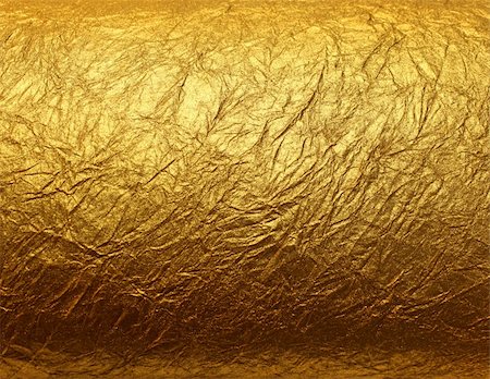 Shiny yellow leaf gold foil texture background Stock Photo - Budget Royalty-Free & Subscription, Code: 400-05692637