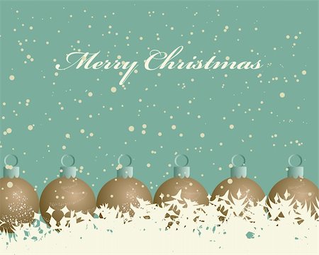 simsearch:400-05701670,k - Beautiful vintage retro vector Christmas (New Year) card for design use Stock Photo - Budget Royalty-Free & Subscription, Code: 400-05704958