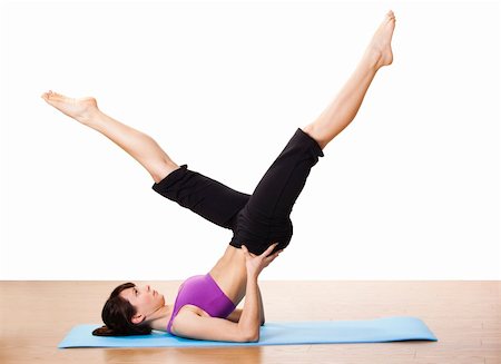 simsearch:400-04180657,k - Beautiful and athletic young woman doing fitness exercises Stock Photo - Budget Royalty-Free & Subscription, Code: 400-05704999