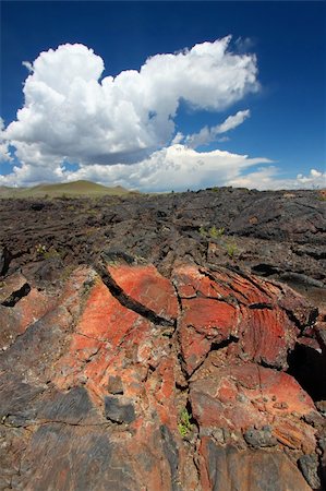simsearch:400-05705152,k - Amazing volcanic landscape at Craters of the Moon National Monument of Idaho. Stock Photo - Budget Royalty-Free & Subscription, Code: 400-05705130