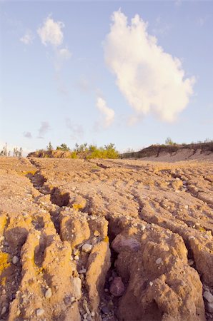 rain erosion landscape and sky clouds Stock Photo - Budget Royalty-Free & Subscription, Code: 400-05705290