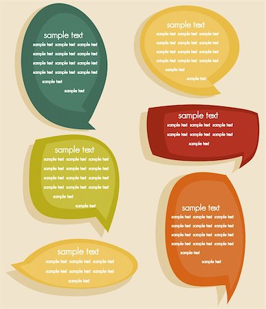 simsearch:400-04320168,k - Speech bubbles, vector illustration Stock Photo - Budget Royalty-Free & Subscription, Code: 400-05707563
