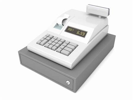 simsearch:400-05708287,k - Cash register with closed drawer Stock Photo - Budget Royalty-Free & Subscription, Code: 400-05708288