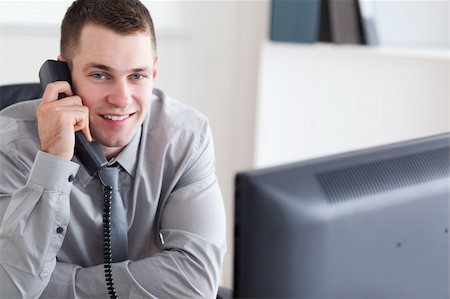 simsearch:400-05710264,k - Happy businessman getting good news on the phone Stock Photo - Budget Royalty-Free & Subscription, Code: 400-05709704