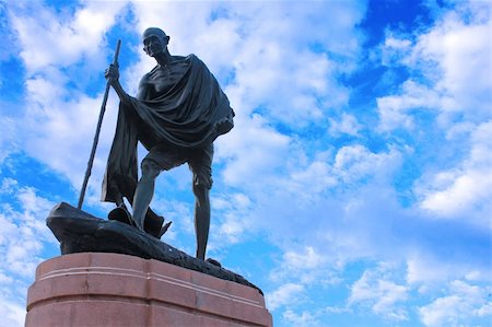 Statue of Mahatma Ghandi Stock Photo - Budget Royalty-Free & Subscription, Code: 400-05702198