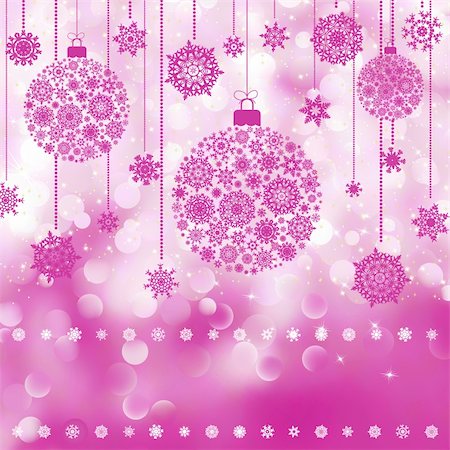 Christmas background with copyspace. All elements on separate layers. EPS 8 vector file included Foto de stock - Super Valor sin royalties y Suscripción, Código: 400-05703274