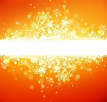 star silhouette background - Vector illustration of abstract grunge christmas banner on the orange background Stock Photo - Budget Royalty-Free & Subscription, Code: 400-05703334