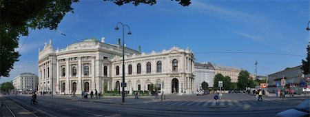 schloss schonbrunn - Antique beautiful old Burgtheater in Vienna Photographie de stock - Aubaine LD & Abonnement, Code: 400-05703374