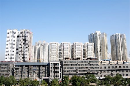 Modern apartment buildings in China Stock Photo - Budget Royalty-Free & Subscription, Code: 400-05714280