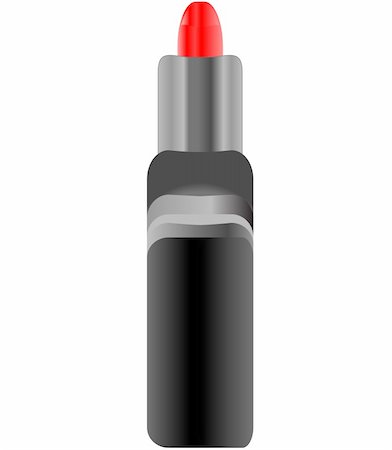 woman red lipstick vector isolated on white background Foto de stock - Super Valor sin royalties y Suscripción, Código: 400-05714418