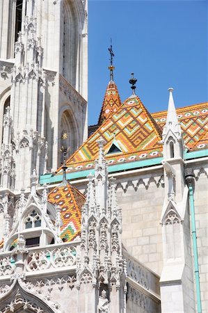 simsearch:400-07771401,k - view of Matthias church in Budapest, Hungary Photographie de stock - Aubaine LD & Abonnement, Code: 400-05719649