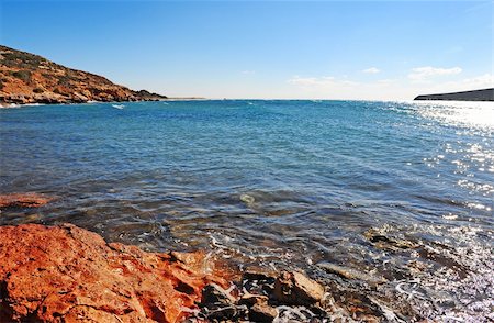 simsearch:400-06641969,k - Typical Seascape Greek Island of Rhodes With The Rugged Coast Foto de stock - Super Valor sin royalties y Suscripción, Código: 400-05711230