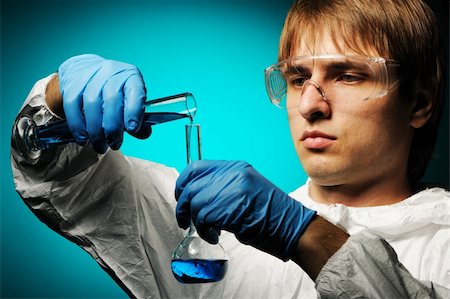 simsearch:400-04340735,k - Scientist in protective wear and glasses Stock Photo - Budget Royalty-Free & Subscription, Code: 400-05711625