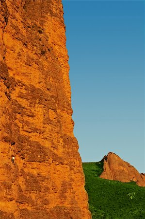 spur - Climber on Canyon in the Spurs of the Pyrenees Mountains Stock Photo - Budget Royalty-Free & Subscription, Code: 400-05711662