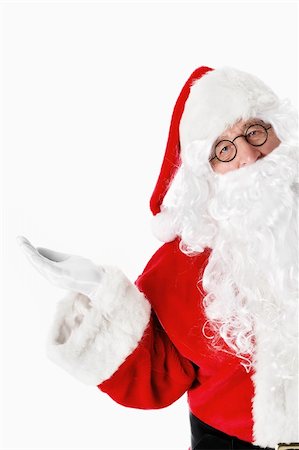 Santa Claus on a white background Stock Photo - Budget Royalty-Free & Subscription, Code: 400-05711946