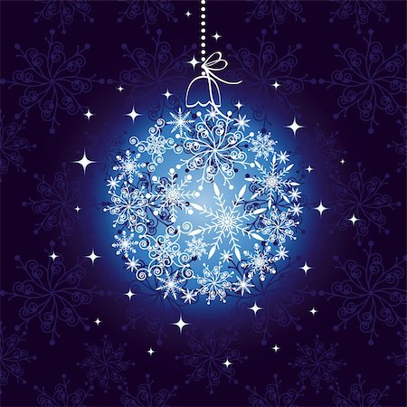 simsearch:400-07103223,k - Abstract christmas ornament on seamless pattern background Stock Photo - Budget Royalty-Free & Subscription, Code: 400-05713302