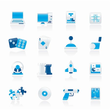 stoyanh (artist) - Computer Games tools and Icons - vector icon set Stock Photo - Budget Royalty-Free & Subscription, Code: 400-05724248