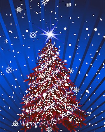 simsearch:400-05701670,k - Beautiful vector Christmas (New Year) card for design use Stock Photo - Budget Royalty-Free & Subscription, Code: 400-05728482