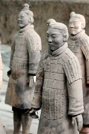 The famous terracotta warriors in Xian China Stock Photo - Budget Royalty-Free & Subscription, Code: 400-05721461