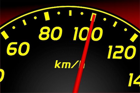 Speedometer. Accelerating Dashboard. Vector illustrator Stock Photo - Budget Royalty-Free & Subscription, Code: 400-05721847