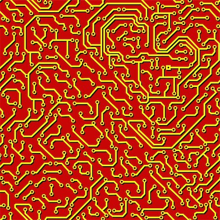 simsearch:400-07617373,k - Seamless pattern. Computer circuit board. Stock Photo - Budget Royalty-Free & Subscription, Code: 400-05722869