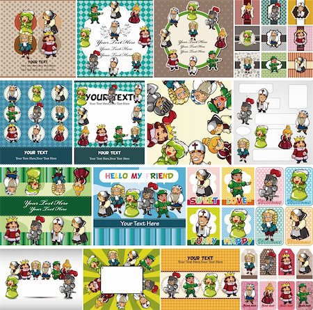 simsearch:400-05724251,k - medieval people card Stock Photo - Budget Royalty-Free & Subscription, Code: 400-05734024