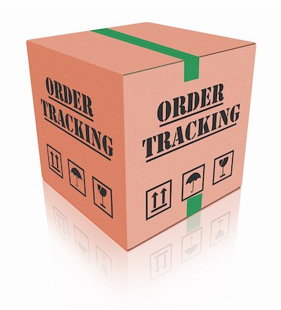 simsearch:400-05735817,k - order tracking online shipment evaluation cardboard box shipping Stock Photo - Budget Royalty-Free & Subscription, Code: 400-05735372