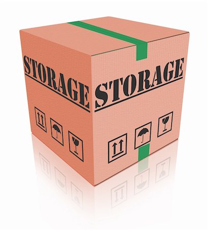 simsearch:400-06073227,k - storage cardboard box keep important thing safe Stock Photo - Budget Royalty-Free & Subscription, Code: 400-05735396