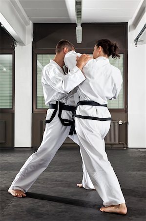 An image of a women and a man fighting Stock Photo - Budget Royalty-Free & Subscription, Code: 400-05735871