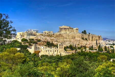 The historical monument of Greece, the Acropolis Stock Photo - Budget Royalty-Free & Subscription, Code: 400-05736814