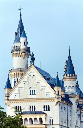 schwangau - Historic medieval Neuschwanstein Castle in Bavaria (Germany) Stock Photo - Budget Royalty-Free & Subscription, Code: 400-05736905