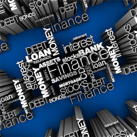 simsearch:400-05730304,k - Financial Words 3D Stock Photo - Budget Royalty-Free & Subscription, Code: 400-05730305