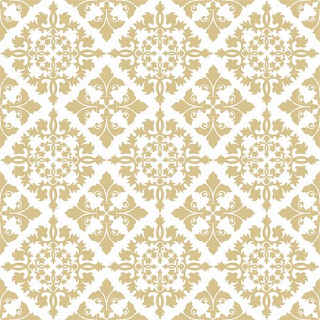 elegant pattern vector - Beautiful and fashion floral pattern background Stock Photo - Budget Royalty-Free & Subscription, Code: 400-05731953