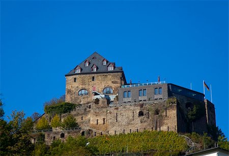 old german castle with blue sky Stock Photo - Budget Royalty-Free & Subscription, Code: 400-05732546