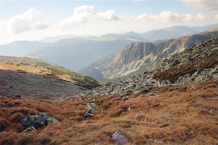 Mountain landscape in Retezat mountains, Romania Stock Photo - Budget Royalty-Free & Subscription, Code: 400-05732814