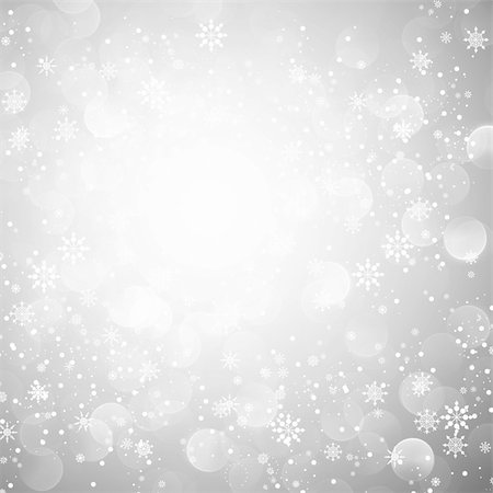 particle - Silver Snowflake Christmas Background | EPS10 Vector Graphic Stock Photo - Budget Royalty-Free & Subscription, Code: 400-05744040