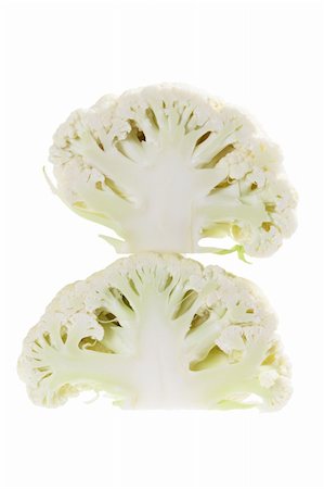 simsearch:400-05744520,k - Cauliflower on White Background Stock Photo - Budget Royalty-Free & Subscription, Code: 400-05744502