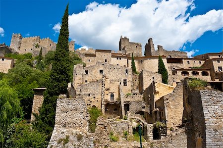 simsearch:400-04375112,k - Saint-Montan is Situated in the Ardeche Department (Rhone-Alpes region) of France. Stock Photo - Budget Royalty-Free & Subscription, Code: 400-05745487