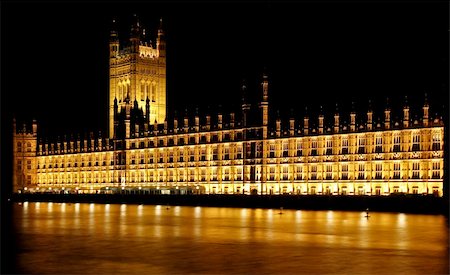 The Palace of Westminster, also known as the Houses of Parliament, is the meeting place of the two houses of the Parliament of the United Kingdom Stock Photo - Budget Royalty-Free & Subscription, Code: 400-05746289