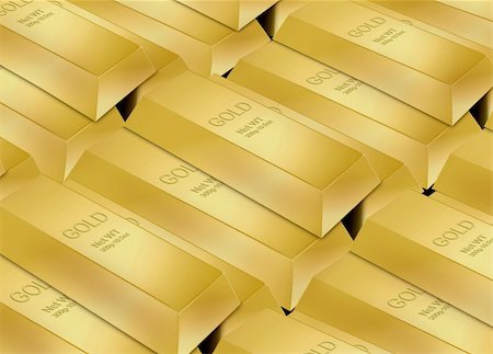 simsearch:400-04227935,k - gold bar stack Photographie de stock - Aubaine LD & Abonnement, Code: 400-05749270