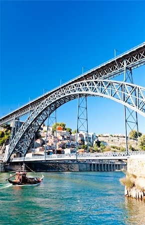 Dom Luis I Bridge, Porto, Portugal Stock Photo - Budget Royalty-Free & Subscription, Code: 400-05749861