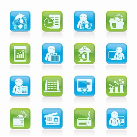 simsearch:400-04913456,k - Bank and Finance Icons - Vector Icon Set Stock Photo - Budget Royalty-Free & Subscription, Code: 400-05740868