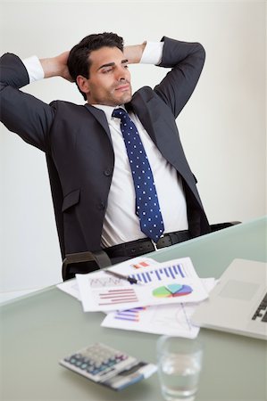 simsearch:400-05748170,k - Portrait of a relaxed sales person in his office Stock Photo - Budget Royalty-Free & Subscription, Code: 400-05742759